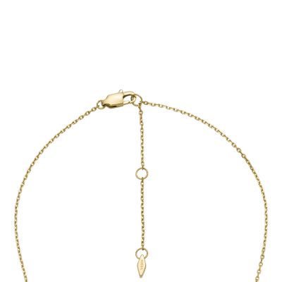 Barbie™ x Fossil Special Edition Gold-Tone Stainless Steel Chain Necklace -  JF04498710 - Fossil