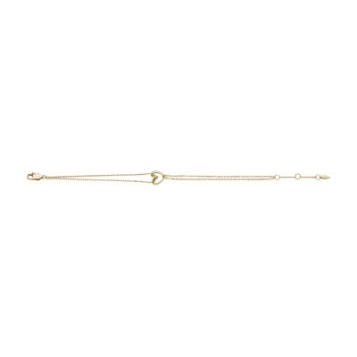 Gold-Tone Stainless Steel Chain Bracelet