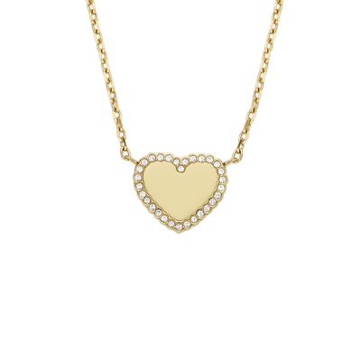 Elliott Gold-Tone Stainless Steel Pendant Necklace