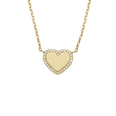 Elliott Gold-Tone Stainless Steel Pendant Necklace