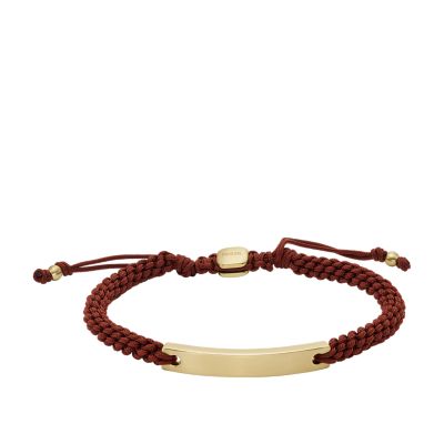 

Fossil Outlet Homme Bracelet Elliott en nylon brun