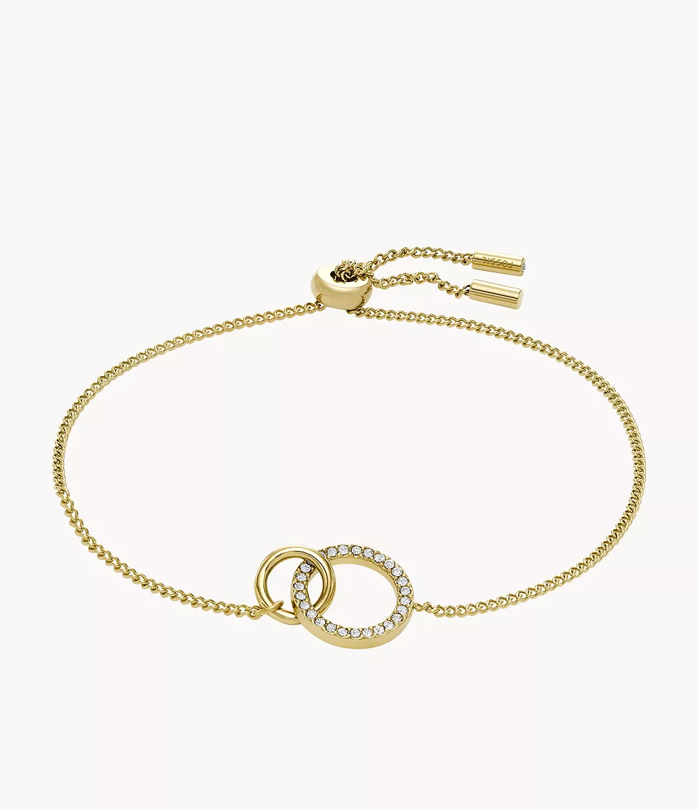 Hazel Icons Gold-Tone Stainless Steel Chain Bracelet  JOF00967710
