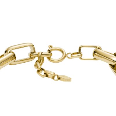 Louis Vuitton Goldtone and Silvertone Metal V Essential Bracelet