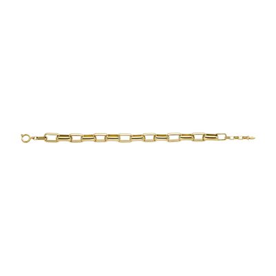 Archival Core Essentials Gold-Tone Stainless Steel Chain Bracelet -  JOF00973710 - Fossil