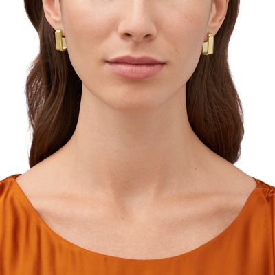 Archival Core Essentials Gold-Tone Stainless Steel Stud Earrings