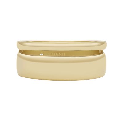 Ring Archival Core Essentials Edelstahl goldfarben 