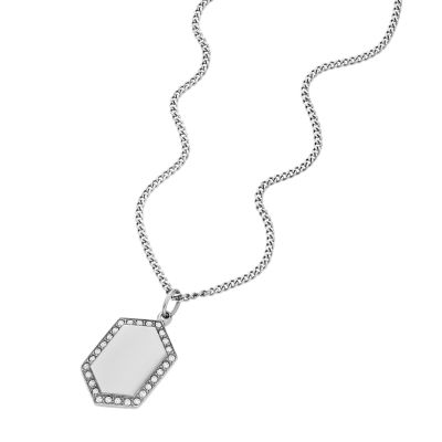 Elliott Stainless Steel Necklace - JOF00980040 - Fossil