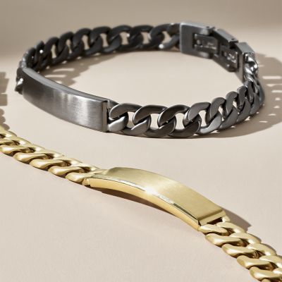 Elliott Gold-Tone Stainless Steel Chain Bracelet - JOF01003710