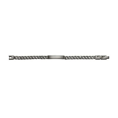 Elliott Gunmetal Stainless Steel Chain Bracelet - JOF01004060 - Fossil