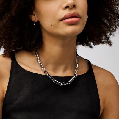 Archival Core Essentials Brass - JOF01012040 Necklace - Fossil Chain