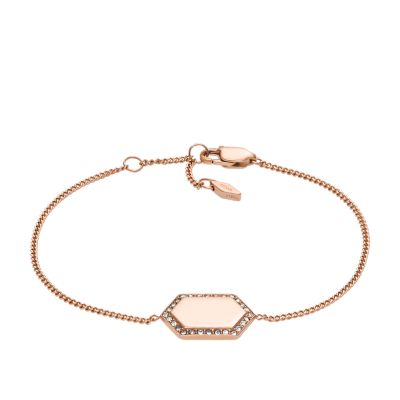 Fossil Femme Bracelet Laiton Doré Rose JA6853791 