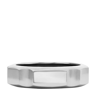 Archival Icons Stainless Steel Band Ring