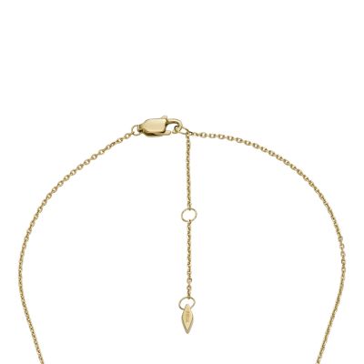 Hazel Glitz Paper Gold-Tone Stainless Steel Pendant Necklace