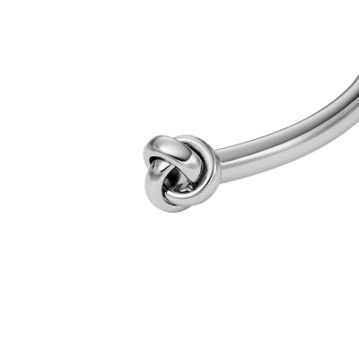 Love Knot Stainless Steel Cuff Bracelet