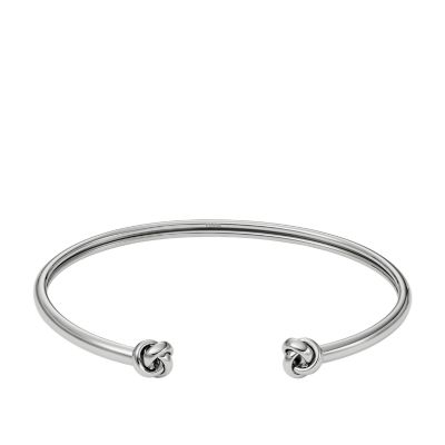 Love Knot Stainless Steel Cuff Bracelet