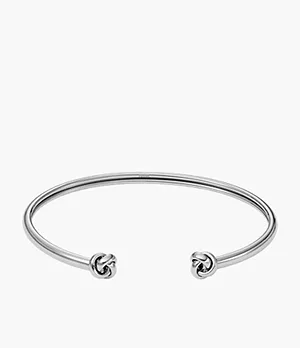 Love Knot Stainless Steel Cuff Bracelet