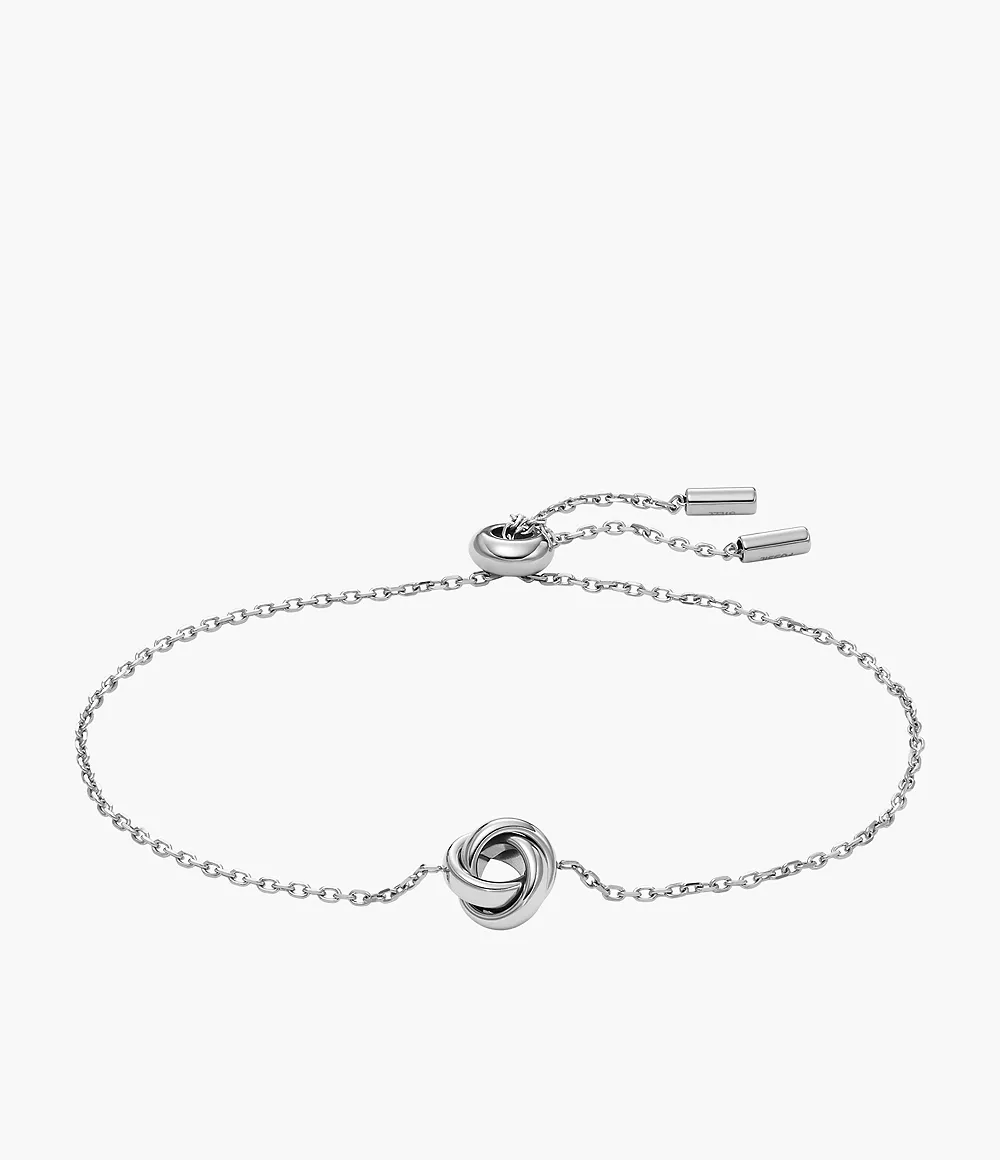 Love Knot Stainless Steel Station Bracelet  JOF01056040
