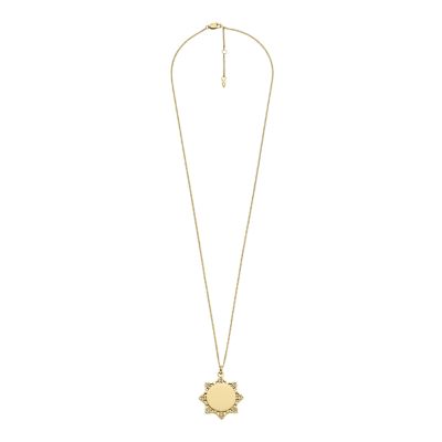 Kette Mothers Day Anhänger Locket Edelstahl goldfarben 