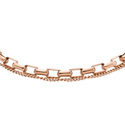 Archival Core Essentials Rose Gold-Tone Stainless Steel Multi-Strand Bracelet