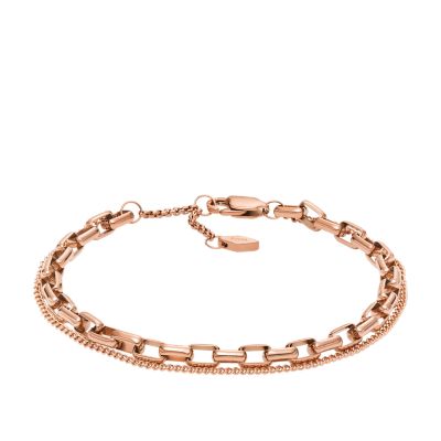 Archival Core Essentials Rose Gold-Tone Stainless Steel Multi-Strand Bracelet