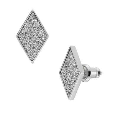 Ear Party Paper Glitz Stainless Steel Stud Earrings