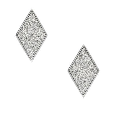 Ear Party Paper Glitz Stainless Steel Stud Earrings