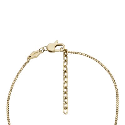 Elliott Gold-Tone Stainless Steel ID Necklace