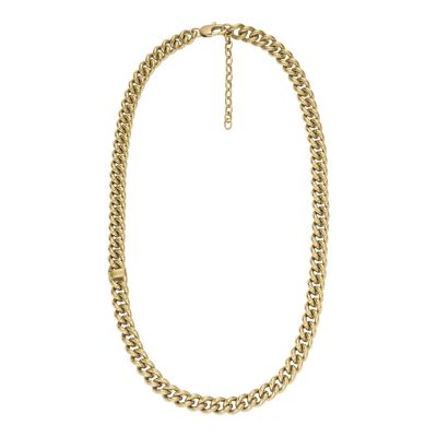 Core Chains Gold-Tone Stainless Steel Chain Necklace