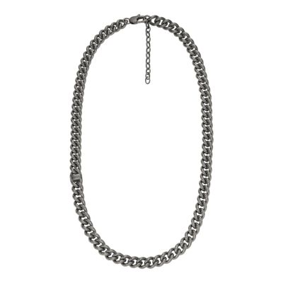 Core Chains Gunmetal Stainless Steel Chain Necklace