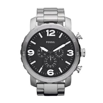 Fossil men's watches online silver