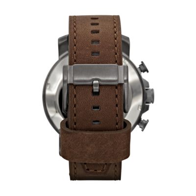 Nate Chronograph Brown Leather Watch JR1424 Fossil