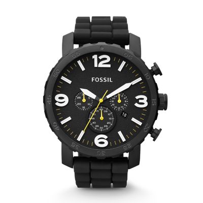 Reloj Fossil Hombre Jr1475 Original Con Garantía Cuero - $ 349.900