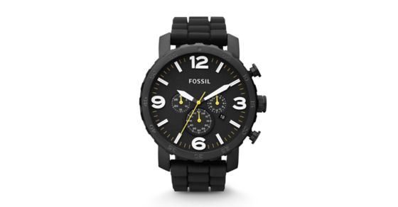 fossil watch iced out