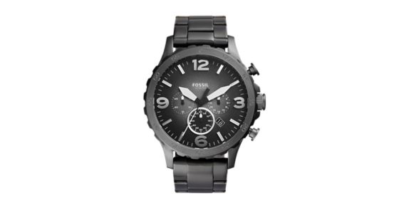 fossil watch iced out