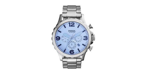 fossil watch iced out