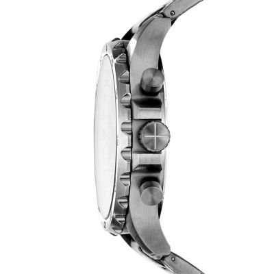 Nate Compass Chronograph Gunmetal Stainless Steel Watch