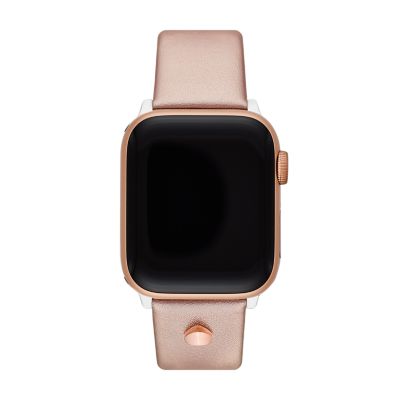 kate spade new york rose gold-tone leather 38/40mm band for Apple