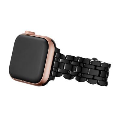 Kate spade black stainless best sale steel apple watch band