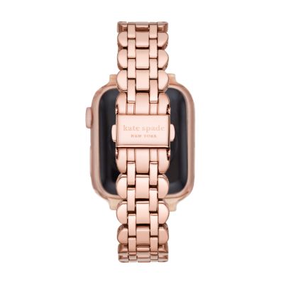 kate spade new york rose gold-tone stainless steel scallop 38mm/40mm/41mm  bracelet band for Apple Watch® - KSS0067 - Watch Station