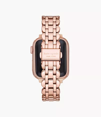 kate spade new york rose gold-tone stainless steel scallop 38mm/40mm/41mm bracelet  band for Apple Watch® - KSS0067 - Watch Station