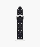 kate spade new york black polka dot silicone 38/40mm bands for Apple Watch®