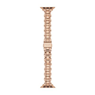 kate spade new york rose gold-tone stainless steel 38/40mm bracelet band  for apple watch® - KSS0089 - Watch Station
