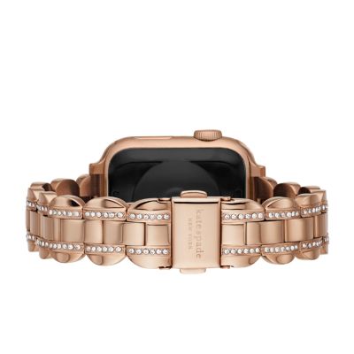 kate spade new york rose gold-tone stainless steel 38/40mm bracelet band  for apple watch® - KSS0089 - Watch Station