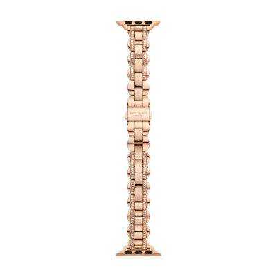 kate spade new york rose gold tone stainless steel band for apple