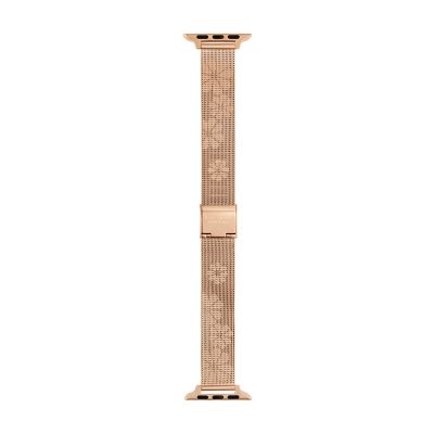 gold mesh apple watch band