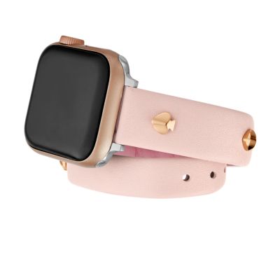 kate spade new york double-wrap blush leather 38mm/40mm/41mm band for Apple  Watch® - KSS0096 - Watch Station