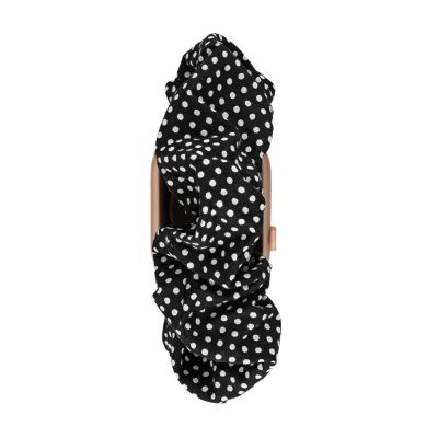 Kate Spade New York White And Black Polka Dot Print Fabric 38 40mm Band For Apple Watch Kss0108 Watch Station