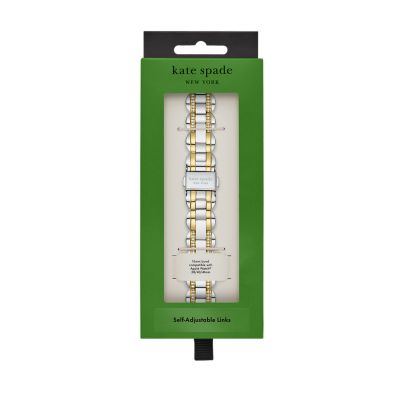 kate spade new york pavé glitz two-hand two-tone stainless