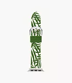 Bracelet kate spade new york en silicone à feuilles de palmier pour Apple Watch® de 38/40/41 mm, vert