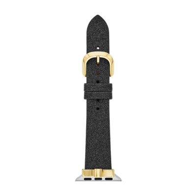 Black glitter apple watch band hotsell